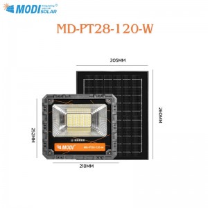 Đèn Pha NLMT 3 chế độ MD-PT28-120w Modi Solar